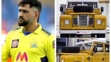 MS Dhoni Buys Vintage Land Rover Series 3 Station Wagon in an Online Auction 